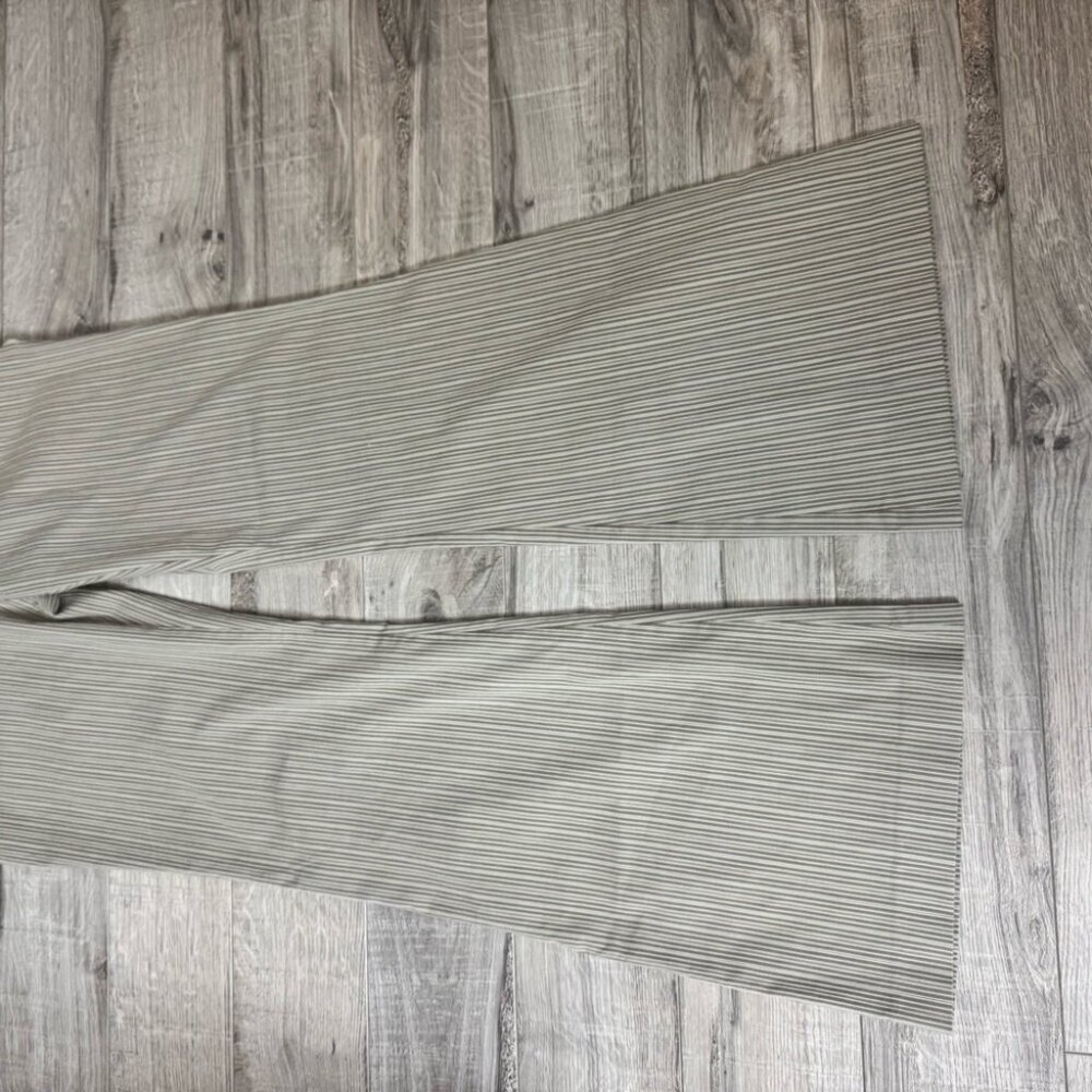 Le château set tube top Bottoms striped Grey cream beige vintage y2k 2000s - Picture 5 of 13